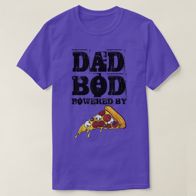 Camiseta Bod De Papá Impulsado Por Regalos De Papá Gráficos (Diseño del anverso)