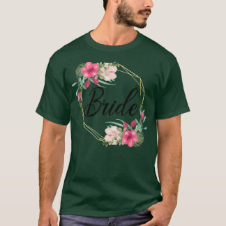 Camiseta Boda 2022 Bride Flowers Engagement i said si