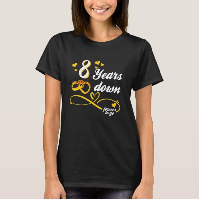 Camiseta Boda A 8 Años Para Ir A Amor Infinito R (Anverso)