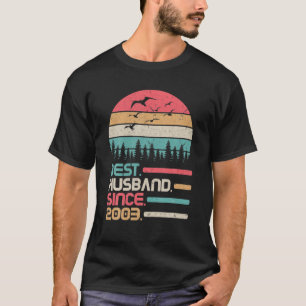 Camiseta Boda Aniversario Casado 19 años Mejor Esposo