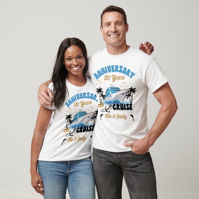 Camiseta Boda Aniversario Cruise Pareja (Unisexo)