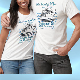Camiseta Boda Aniversario PERSONALIZACIÓN de vacaciones de 
