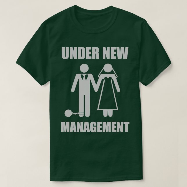 Camiseta Boda bajo nueva administración (Diseño del anverso)