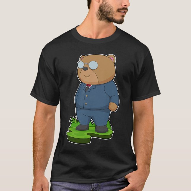 Camiseta Boda Bear Groom Suit (Anverso)