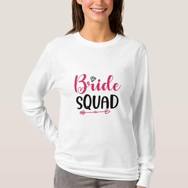 Camiseta Boda Bride Squad (Anverso)