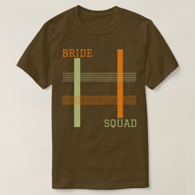 Camiseta Boda Bride Squad (Diseño del anverso)