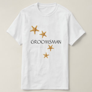 Camiseta Boda costero GROOMSMAN Starfish