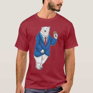 Camiseta Boda de anillo del Boda del oso polar Groom