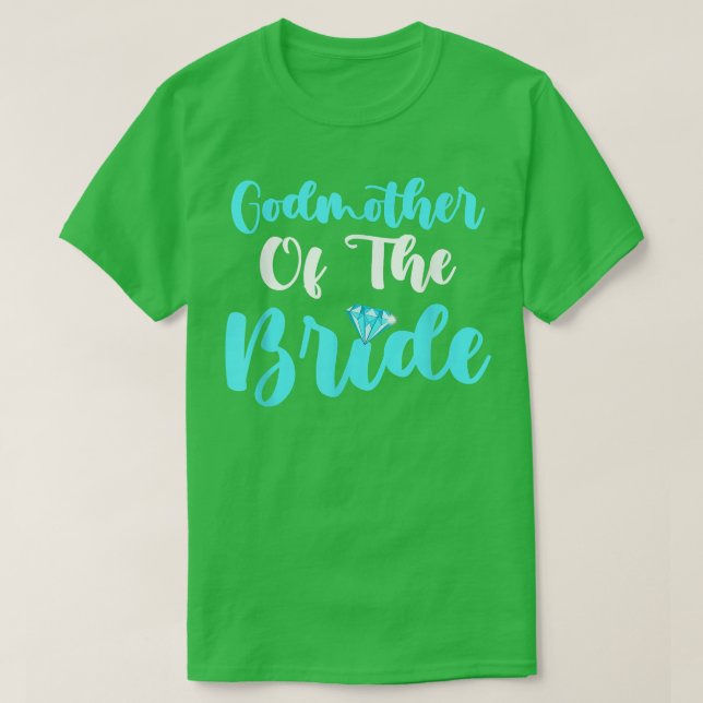 Camiseta Boda de Bridal Party para la Madrina Novia 127 (Diseño del anverso)