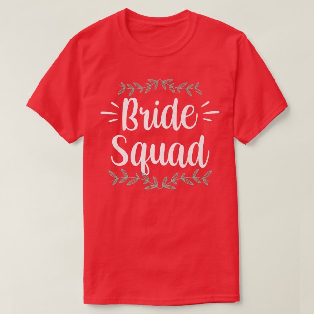 Camiseta Boda de Bride Fiesta Bachelorette Cute (Diseño del anverso)