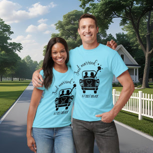 Camiseta Boda de citas de citas de recién casados