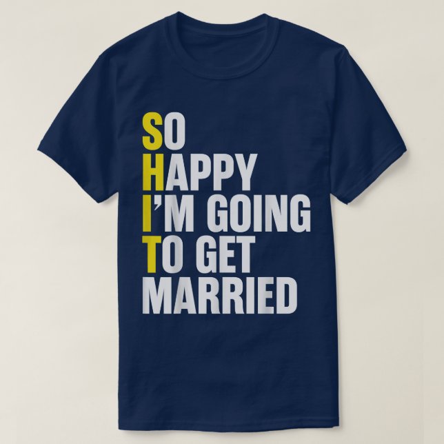 Camiseta Boda de compromiso divertido de parejas novias y n (Diseño del anverso)