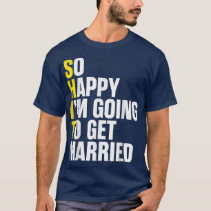 Camiseta Boda de compromiso divertido de parejas novias y n