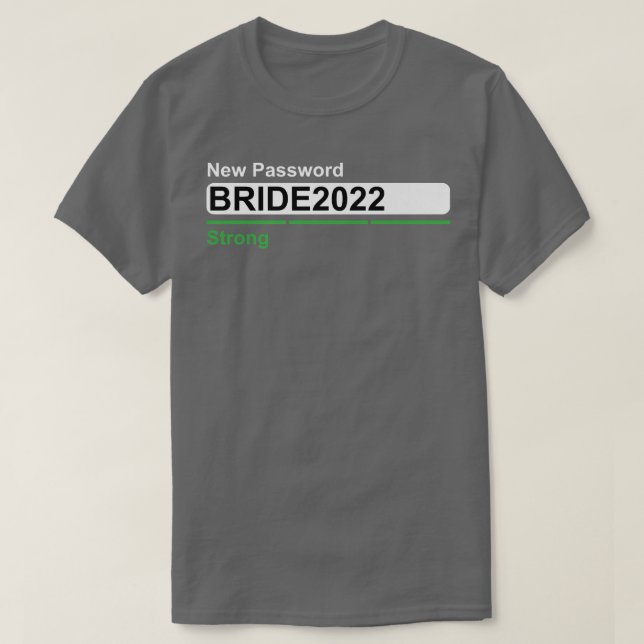 Camiseta Boda de compromiso Novia 2022 Premium (Diseño del anverso)