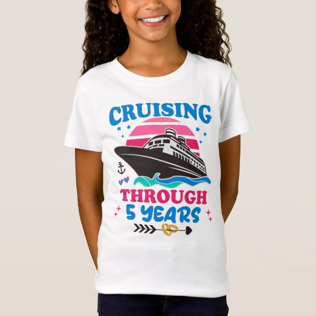 Camiseta Boda de crucero a través de 5 años (Anverso)