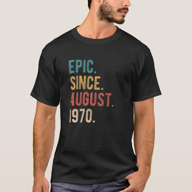 Camiseta Boda de cumpleaños número 52 desde Augu (Anverso)