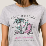 Camiseta Boda de destino de la fiesta de la soltera en la p<br><div class="desc">Haga un chapuzón en su próxima fiesta de soltera con esta impresionante fiesta de soltero de playa y camisetas personalizadas. Ya sea que esté celebrando un viaje en barca, unas vacaciones en chica o unas vacaciones con los mejores amigos, esta personalizado camiseta de despedida de soltera es el complemento perfecto...</div>