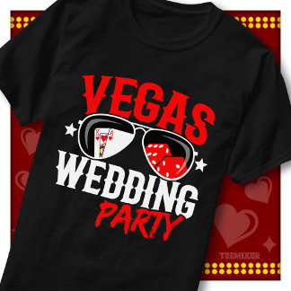 Camiseta Boda de destino Las Vegas Fiesta de soltero Squad