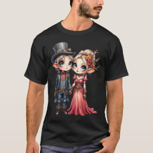 Camiseta Boda de Elfo Caprichosa Steampunk