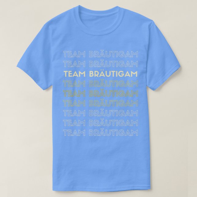Camiseta Boda de equipo (Diseño del anverso)