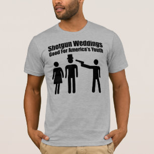 Camiseta Boda de escopeta, negro