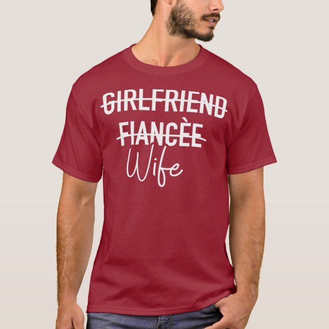 Camiseta Boda de esposa novia prometida (Anverso)