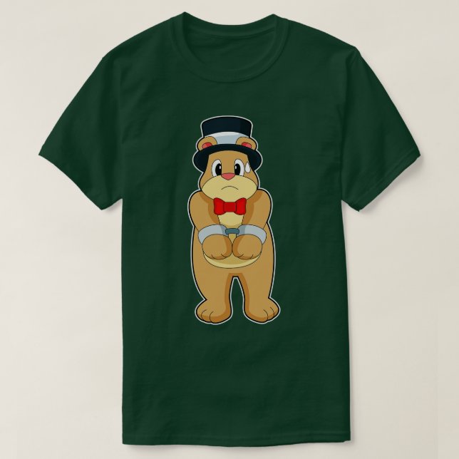 Camiseta Boda de esposas Bear Groom (Diseño del anverso)
