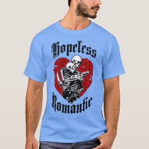 Camiseta Boda de esqueleto romántico sin esperanza Couple V