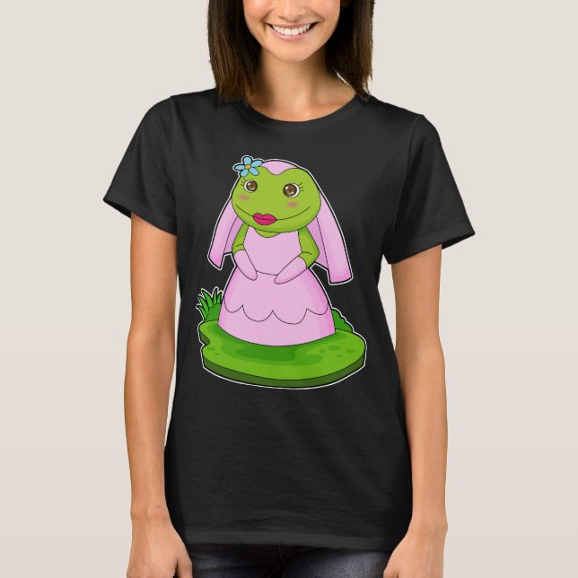 Camiseta Boda de Flor de Novia de Rana (Anverso)