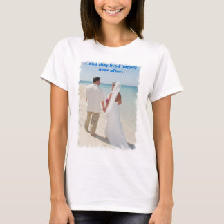 Camiseta boda de foto 025, ...y vivieron felices ev...