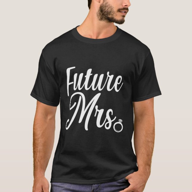 Camiseta Boda de futura Sra. Compromiso Novia Boda Despedid (Anverso)
