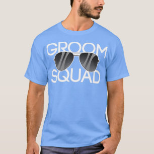 Camiseta Boda de gafas de sol de la brigada Groom