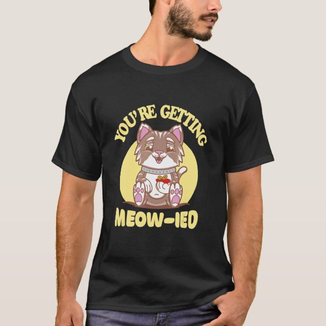 Camiseta Boda de gatos (Anverso)