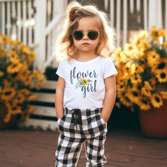 Camiseta Boda de girasol chica flor (Subido por el creador)