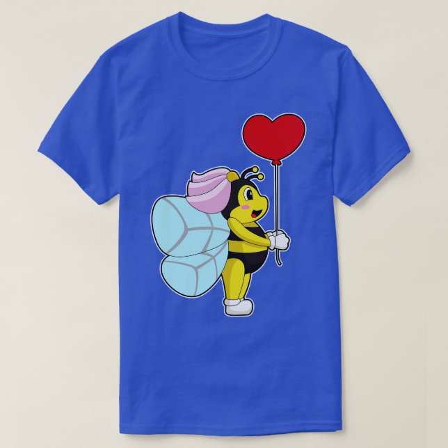 Camiseta Boda de globo Bee Bride (Diseño del anverso)