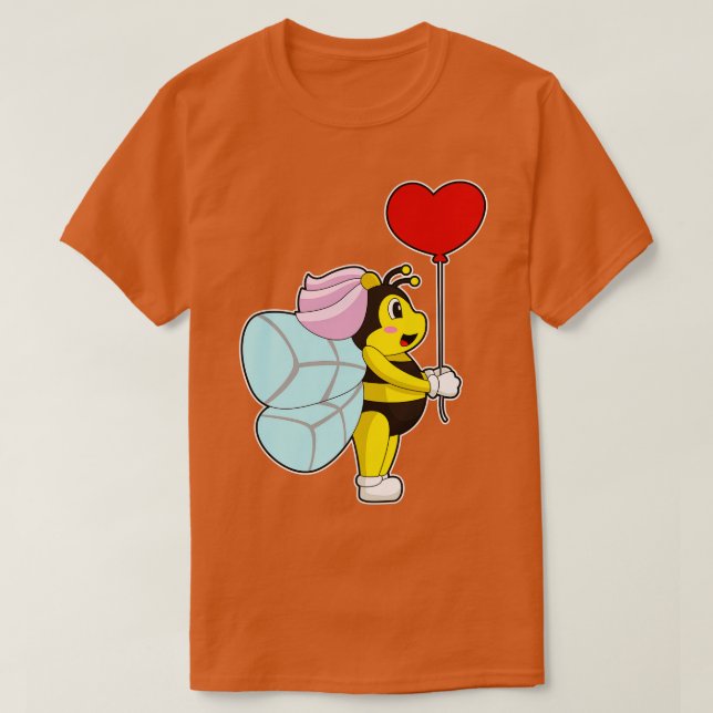 Camiseta Boda de globo Bee Bride (Diseño del anverso)
