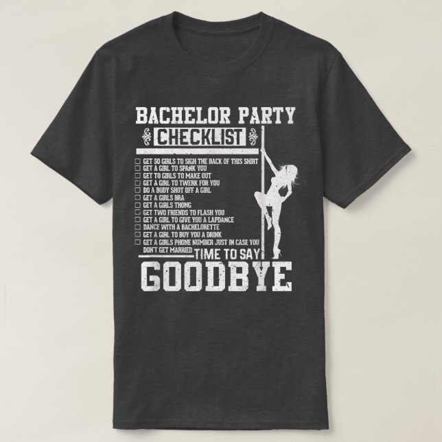 Camiseta Boda de Groom Groomsmen del partido del bachiller  (Diseño del anverso)