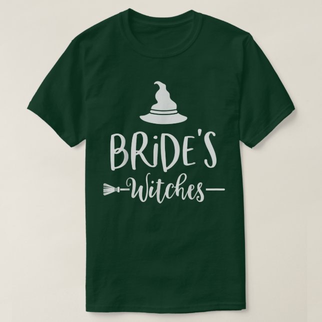 Camiseta Boda de Halloween en la fiesta de la soltera de la (Diseño del anverso)