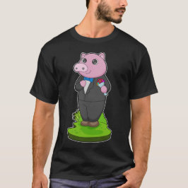 Camiseta Boda de la chaqueta de Pig Groom