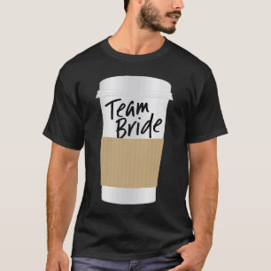 Camiseta Boda De La Copa De Café De La Fiesta De Bodas Para