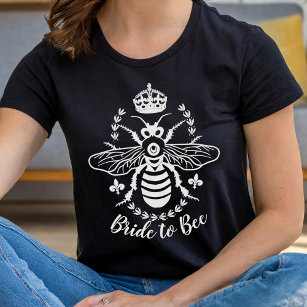Camiseta Boda de la Corona de la novia a la abeja   Persona