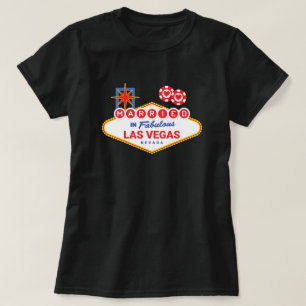 Camiseta Boda de Las Vegas - Pareja casada en Las Vegas