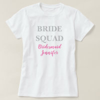 Boda de nombre personalizado rosa de la dama de ho