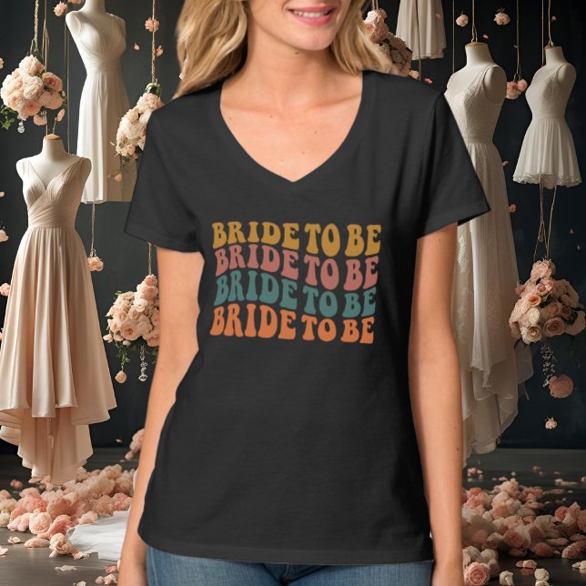 Camiseta Boda de novia para ser arte de palabras (Subido por el creador)
