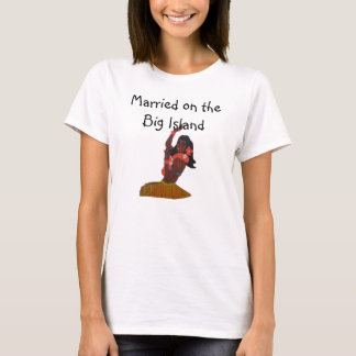 Camiseta Boda de novias de Hawái Isla Grande