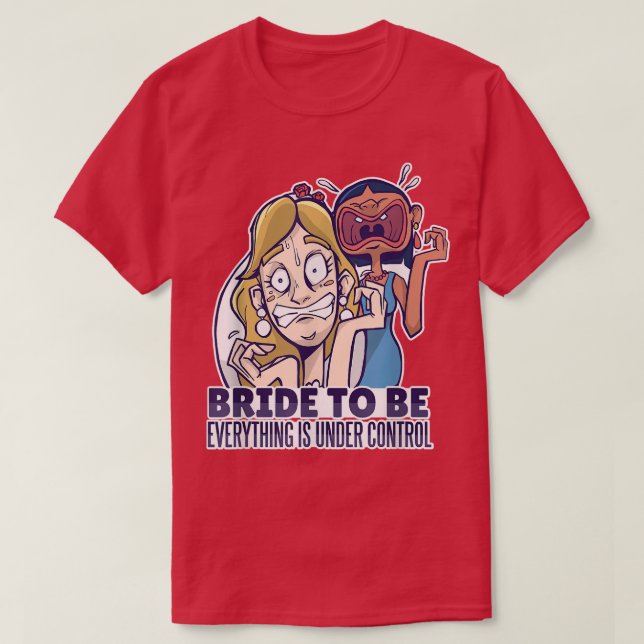 Camiseta Boda de novias de Team Bride (Diseño del anverso)