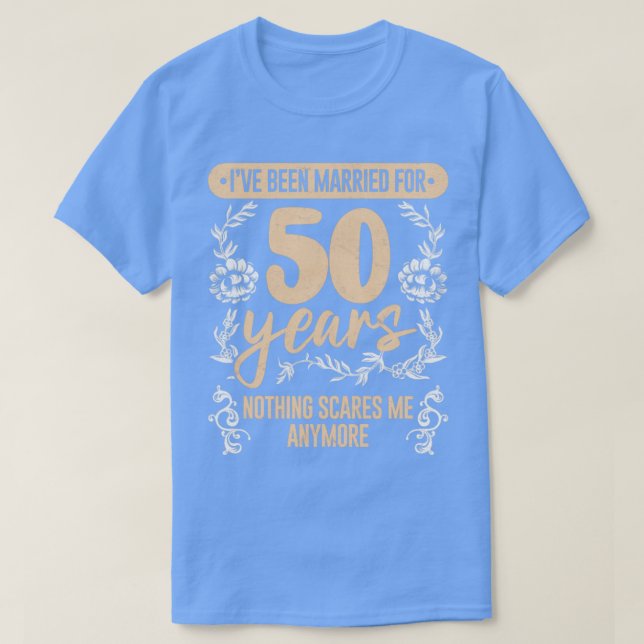 Camiseta Boda de Oro 50° aniversario de boda (Diseño del anverso)