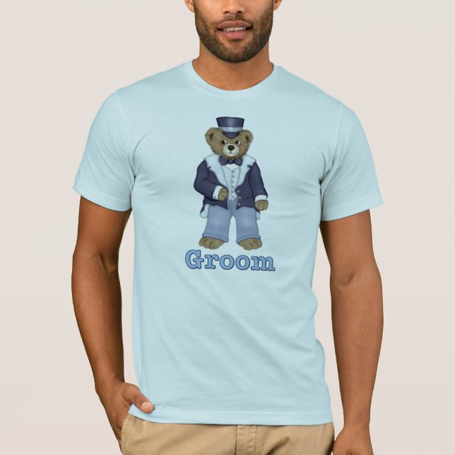 Camiseta Boda de Oso de Teddy - Personalizar (Anverso)
