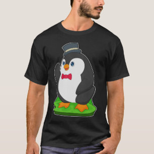 Camiseta Boda de pajarita de aseo de pingüino