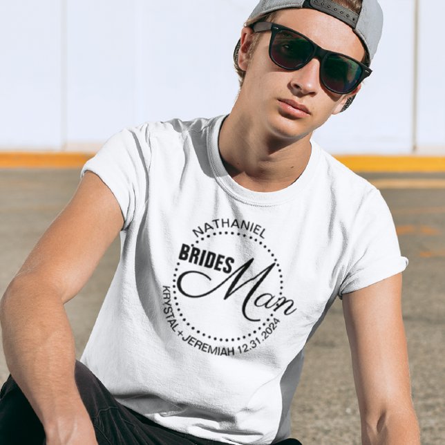 Camiseta Boda de puntos de Bridesman (Subido por el creador)